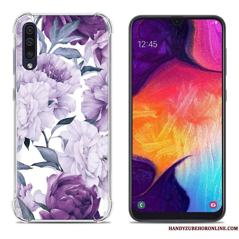 Samsung Galaxy A50 Protection Créatif Étoile Téléphone Portable Fluide Doux Incassable Coque