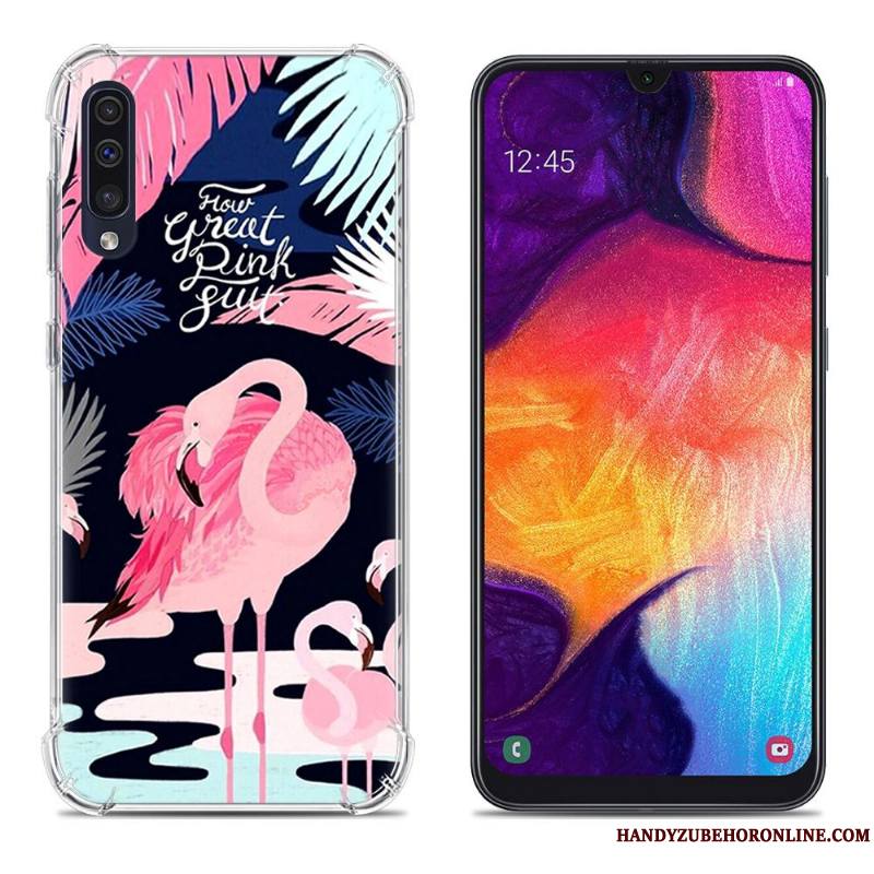 Samsung Galaxy A50 Protection Créatif Étoile Téléphone Portable Fluide Doux Incassable Coque