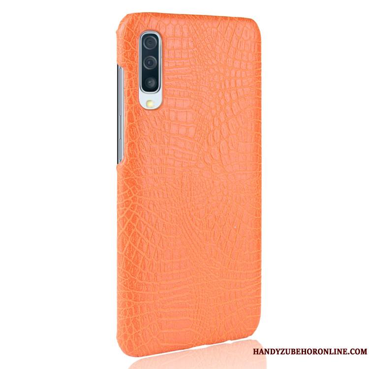 Samsung Galaxy A50 Protection Difficile Qualité Sac Étui Coque De Téléphone Crocodile Modèle