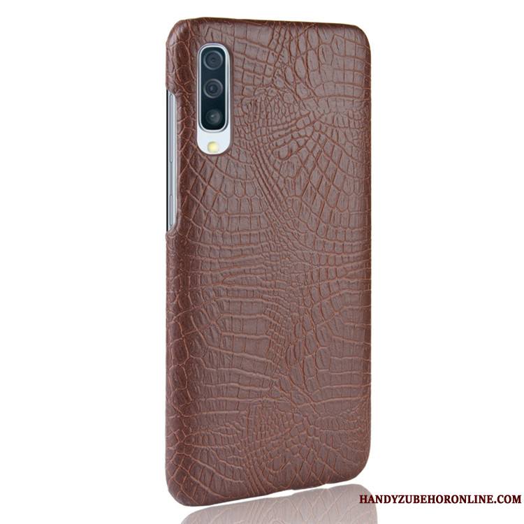 Samsung Galaxy A50 Protection Difficile Qualité Sac Étui Coque De Téléphone Crocodile Modèle