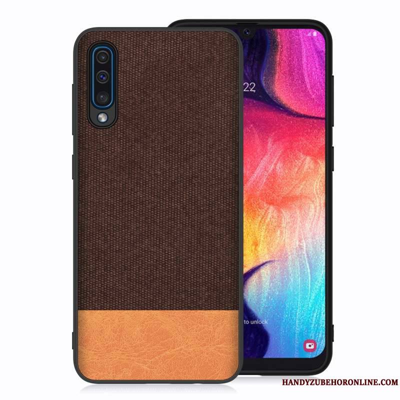 Samsung Galaxy A50 Étoile Rouge Coque De Téléphone Tissu