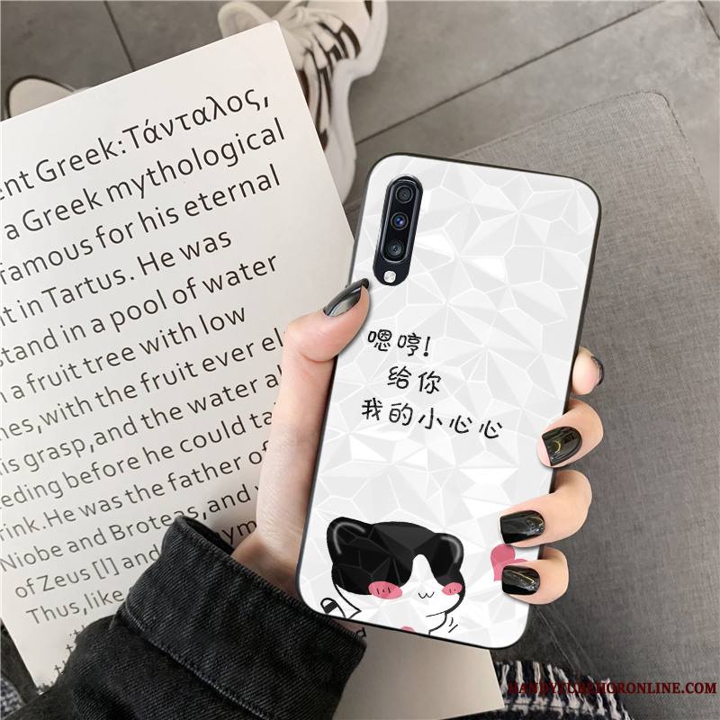 Samsung Galaxy A50s Coque De Téléphone Amoureux Tendance Rose Dessin Animé Étoile Losange