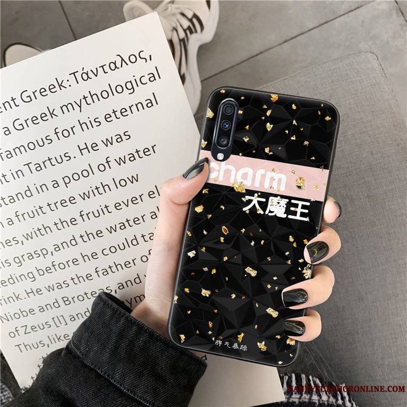 Samsung Galaxy A50s Coque De Téléphone Amoureux Tendance Rose Dessin Animé Étoile Losange