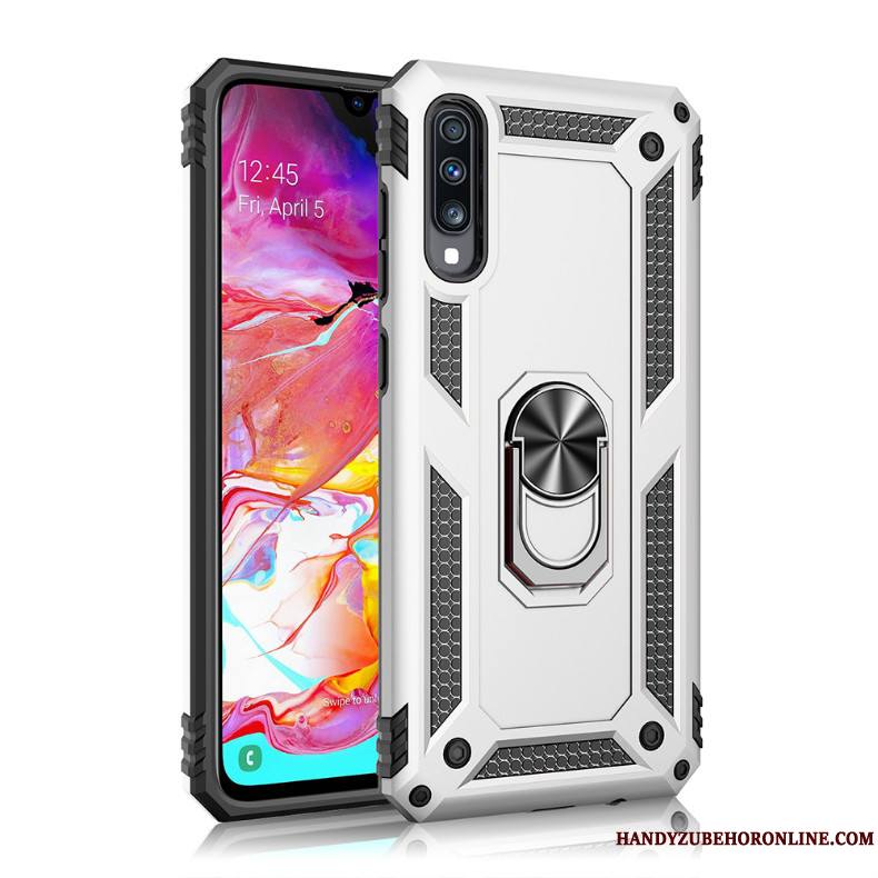 Samsung Galaxy A50s Coque Protection Étui Trois Défenses À Bord Invisible Fluide Doux Magnétisme