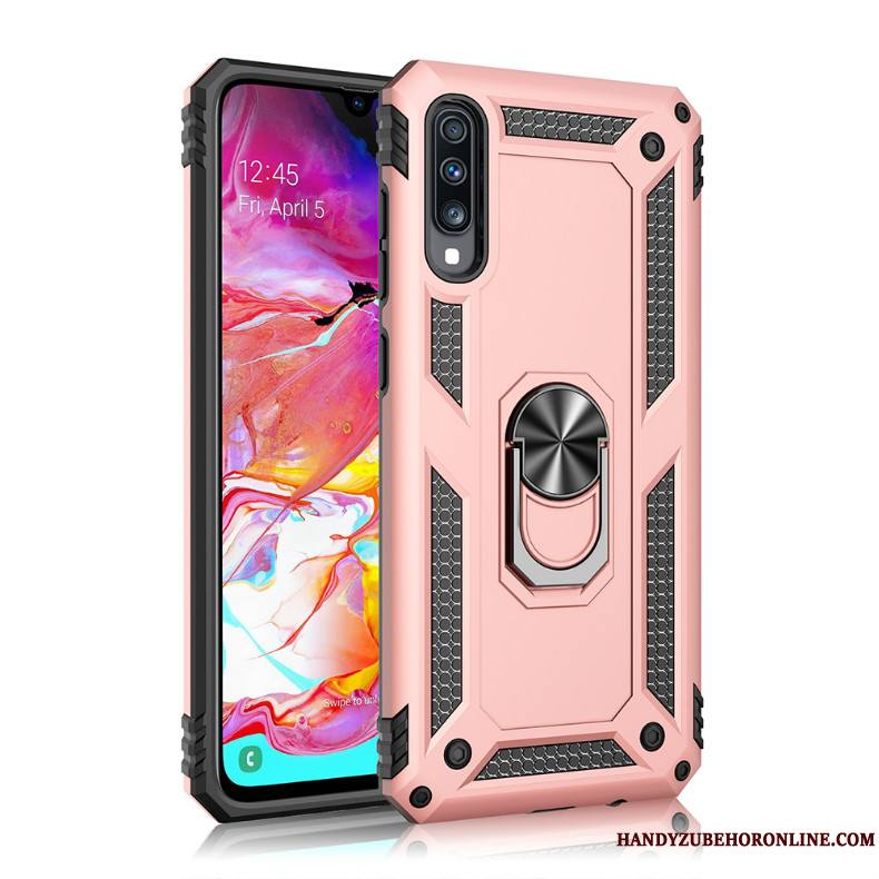 Samsung Galaxy A50s Coque Protection Étui Trois Défenses À Bord Invisible Fluide Doux Magnétisme