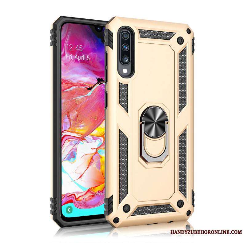 Samsung Galaxy A50s Coque Protection Étui Trois Défenses À Bord Invisible Fluide Doux Magnétisme