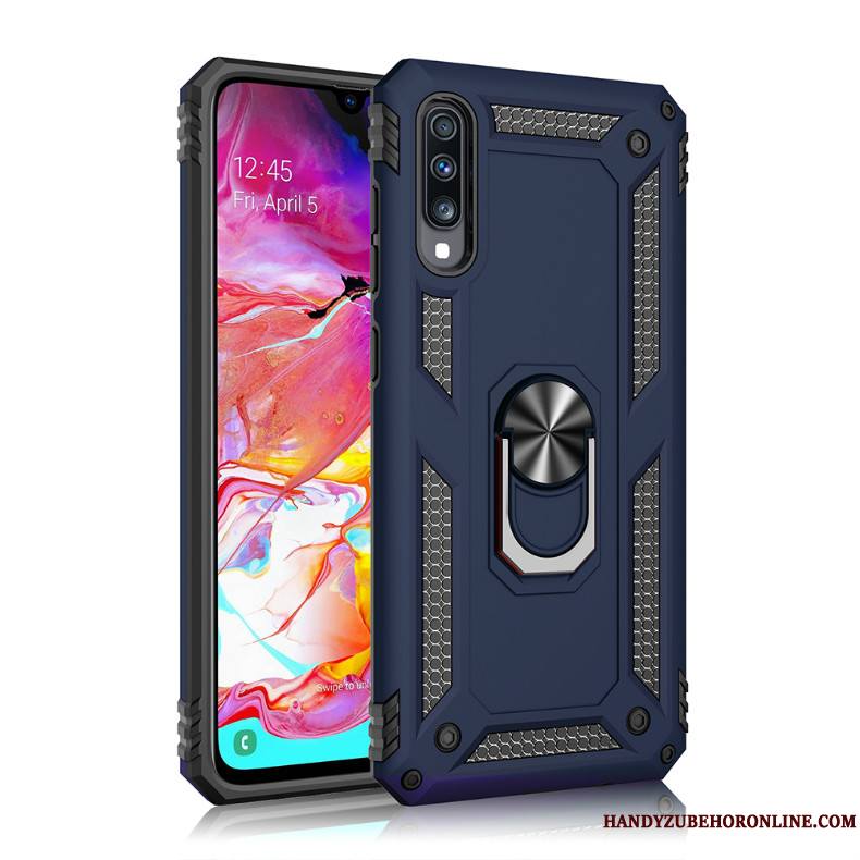 Samsung Galaxy A50s Coque Protection Étui Trois Défenses À Bord Invisible Fluide Doux Magnétisme