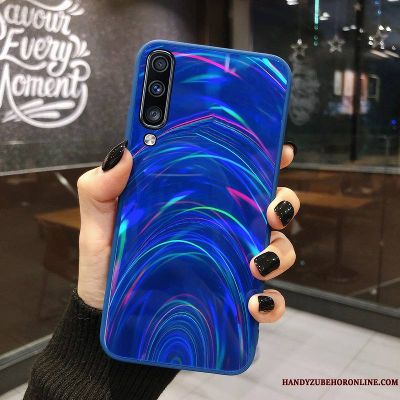 Samsung Galaxy A50s Coque Silicone Tendance Étoile Protection Violet Dessin Animé