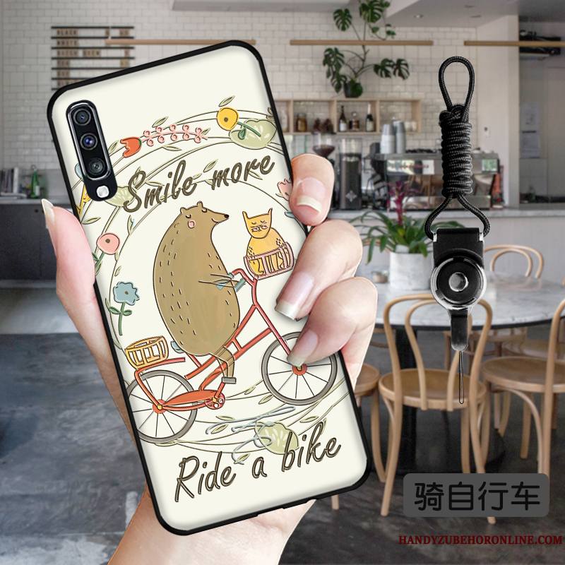 Samsung Galaxy A50s Coque Tout Compris Dessin Animé Amoureux Charmant Étoile Bleu Incassable