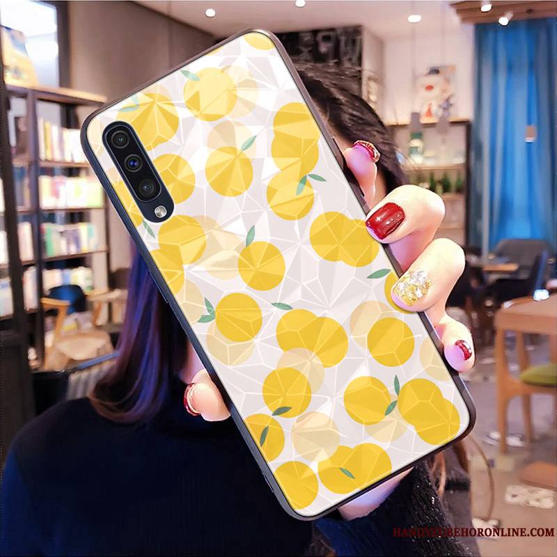 Samsung Galaxy A50s Modèle Fleurie Incassable Étoile Coque De Téléphone Losange Petit Frais