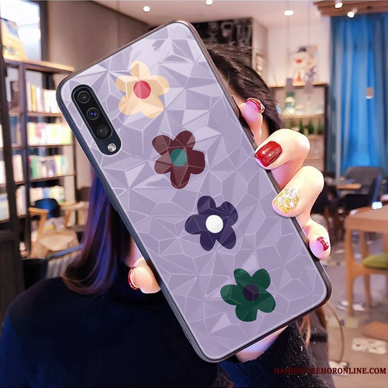 Samsung Galaxy A50s Modèle Fleurie Incassable Étoile Coque De Téléphone Losange Petit Frais