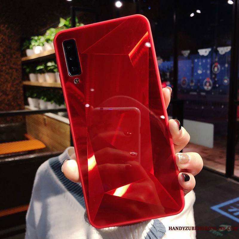 Samsung Galaxy A50s Personnalité Silicone Frais Coque De Téléphone Étui Créatif Net Rouge