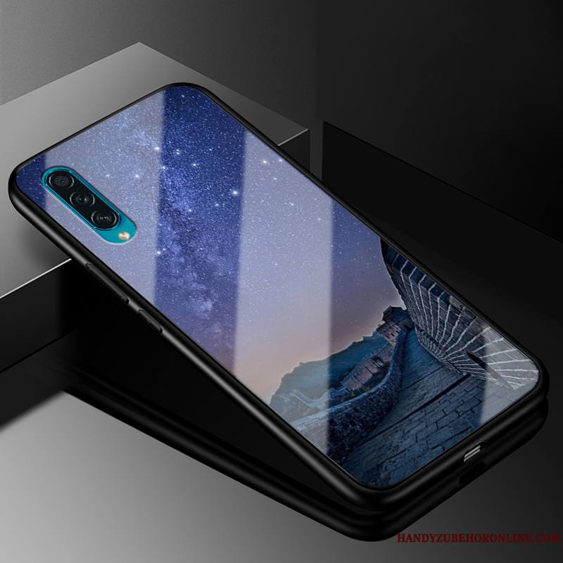 Samsung Galaxy A50s Étoile Protection Noir Étui Tout Compris Coque De Téléphone Verre