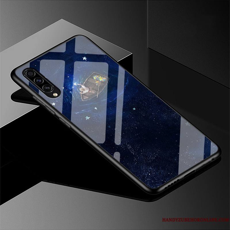 Samsung Galaxy A50s Étui Étoile Protection Ciel Étoilé Verre Incassable Coque De Téléphone