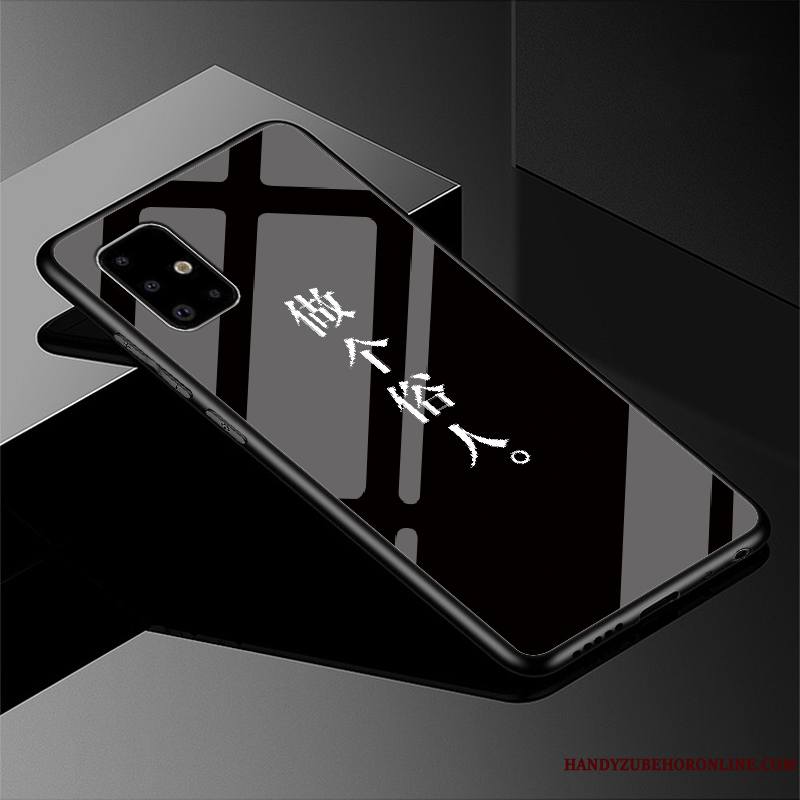 Samsung Galaxy A51 Simple Marque De Tendance Coque De Téléphone Étui Protection Verre Étoile