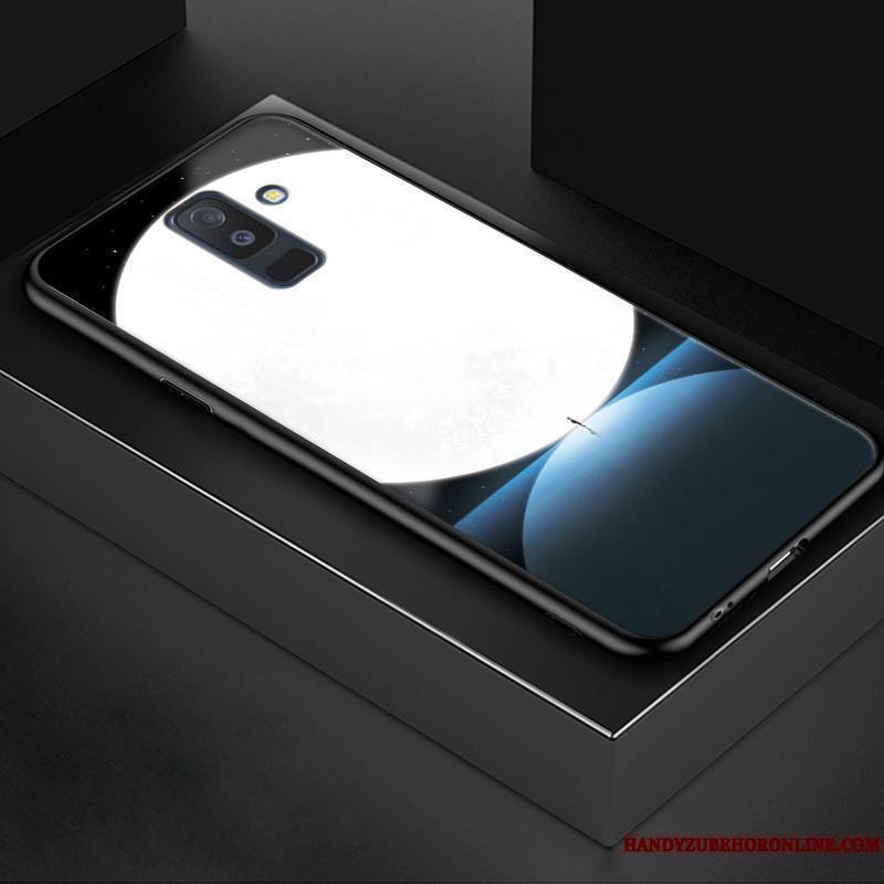 Samsung Galaxy A6+ Coque Incassable Étui Tendance Verre Protection Ciel Étoilé Jeunesse