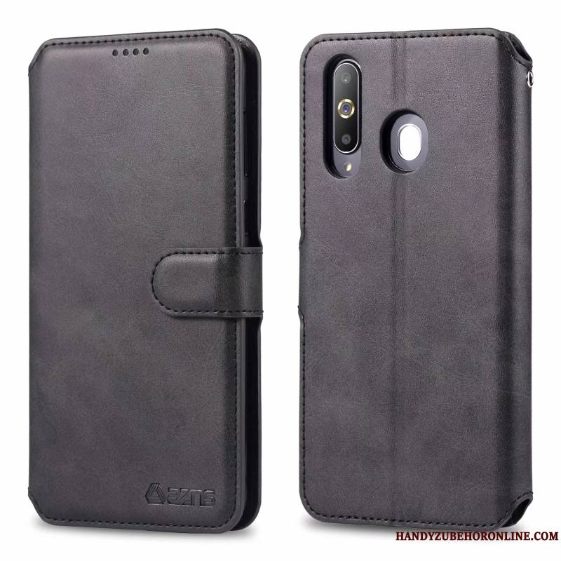 Samsung Galaxy A60 Tempérer Protection Incassable Silicone Fluide Doux Étui En Cuir Coque De Téléphone