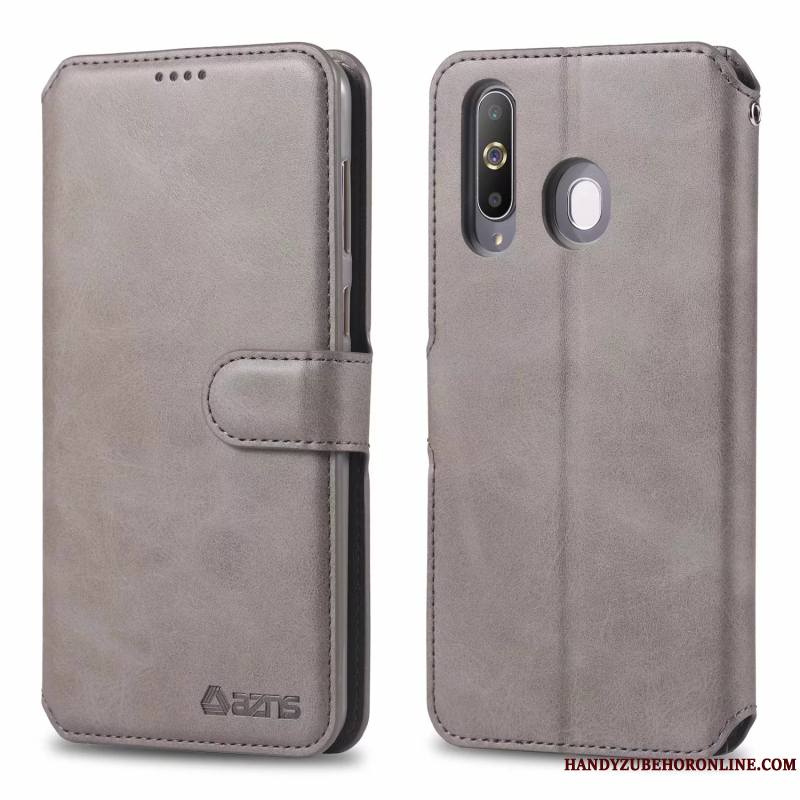 Samsung Galaxy A60 Tempérer Protection Incassable Silicone Fluide Doux Étui En Cuir Coque De Téléphone