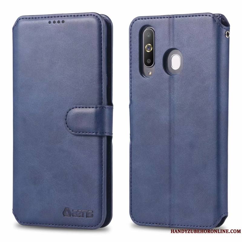 Samsung Galaxy A60 Tempérer Protection Incassable Silicone Fluide Doux Étui En Cuir Coque De Téléphone