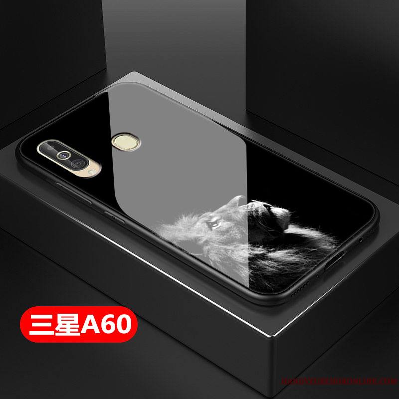 Samsung Galaxy A60 Tendance Créatif Coque De Téléphone Difficile Verre Style Chinois Incassable