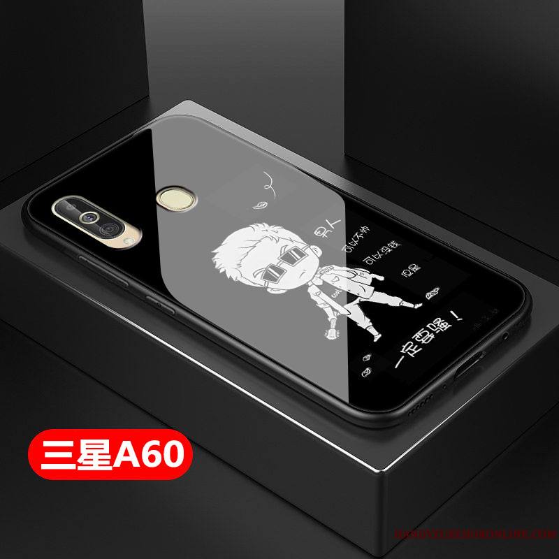 Samsung Galaxy A60 Tendance Créatif Coque De Téléphone Difficile Verre Style Chinois Incassable