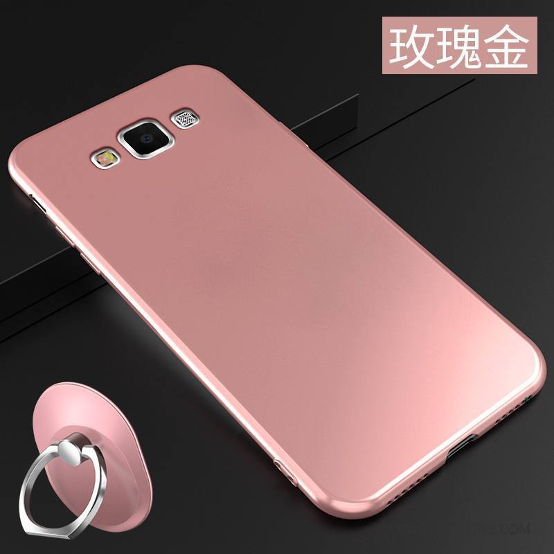 Samsung Galaxy A7 2015 Coque Nouveau Étoile Tendance Silicone Incassable Rouge Support