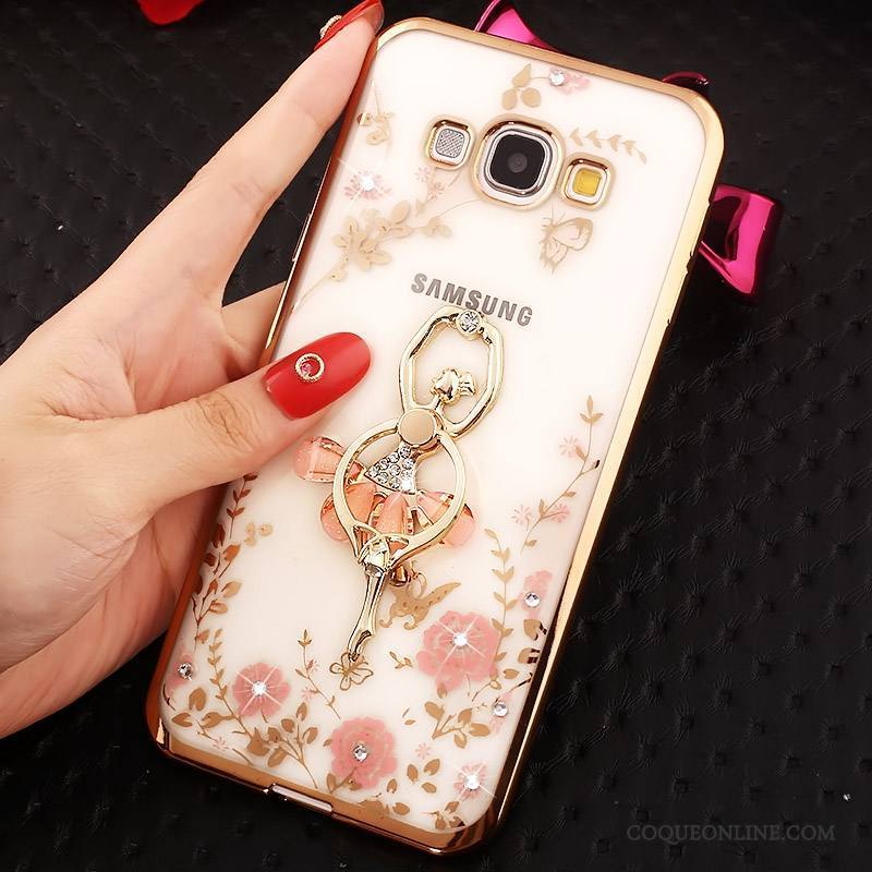 Samsung Galaxy A7 2015 Incassable Coque De Téléphone Étui Protection Silicone Fluide Doux Étoile