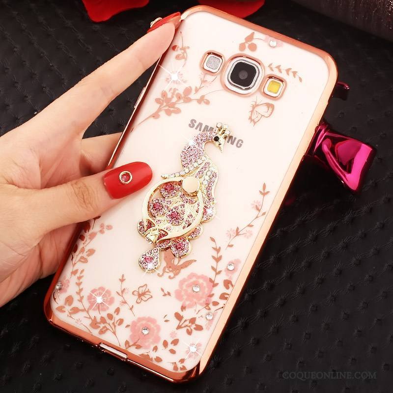 Samsung Galaxy A7 2015 Incassable Coque De Téléphone Étui Protection Silicone Fluide Doux Étoile