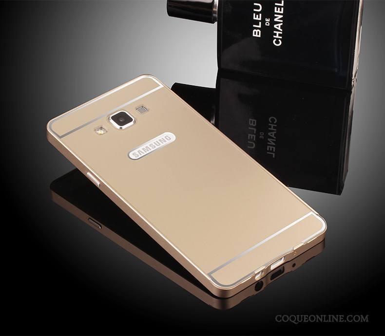 Samsung Galaxy A7 2015 Étoile Coque De Téléphone Protection Border Bleu Téléphone Portable Étui