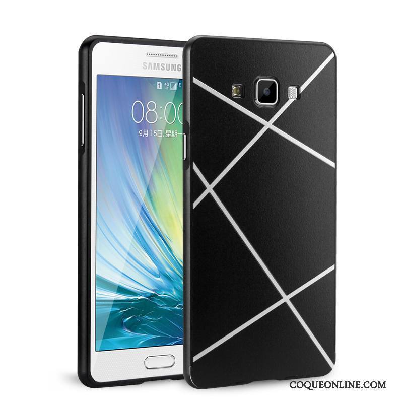 Samsung Galaxy A7 2015 Étoile Coque De Téléphone Protection Border Bleu Téléphone Portable Étui