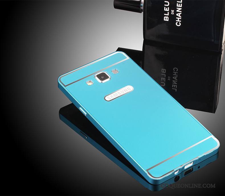 Samsung Galaxy A7 2015 Étoile Coque De Téléphone Protection Border Bleu Téléphone Portable Étui