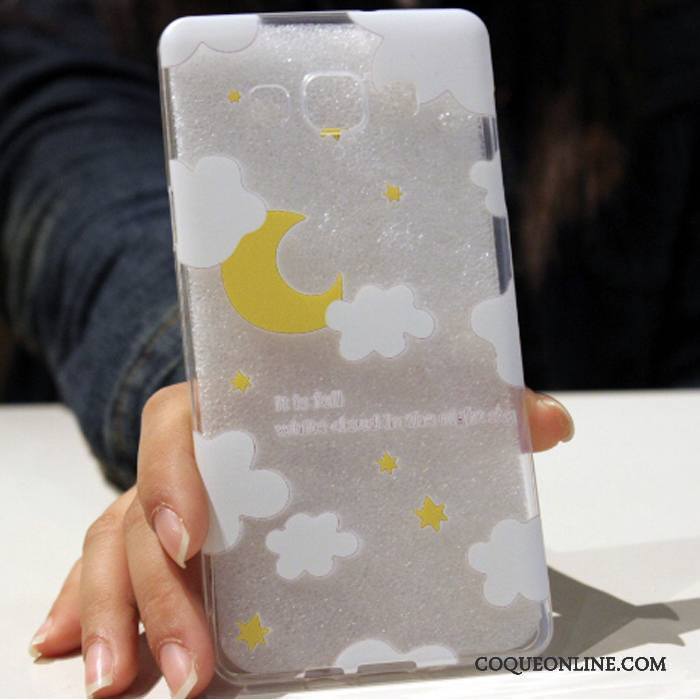 Samsung Galaxy A7 2015 Étoile Téléphone Portable Rose Dessin Animé Coque De Téléphone Étui Silicone