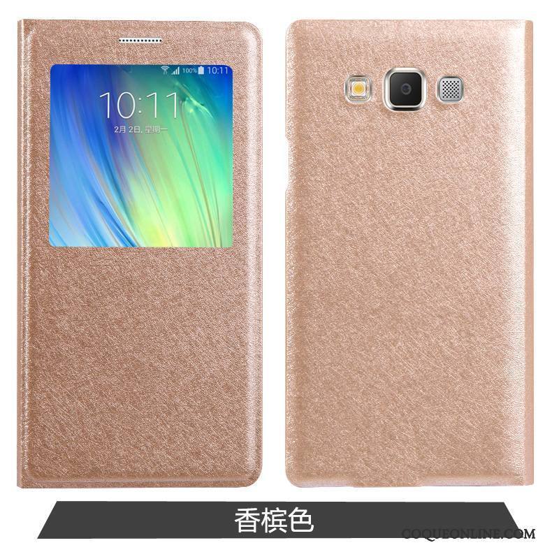 Samsung Galaxy A7 2015 Étoile Étui Rose Coque De Téléphone Protection Housse Incassable