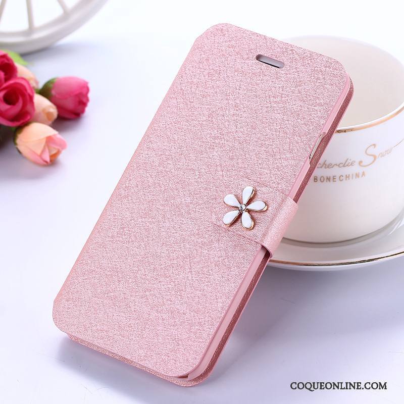 Samsung Galaxy A7 2015 Étui Coque De Téléphone Or Rose Étoile Téléphone Portable Protection Étui En Cuir