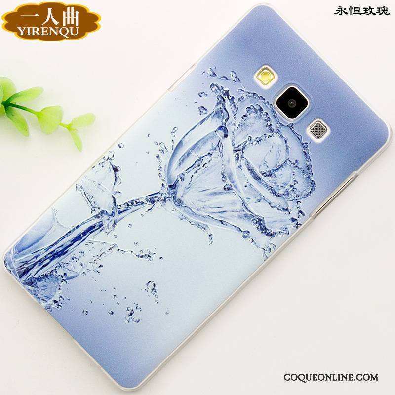 Samsung Galaxy A7 2015 Étui Coque Dessin Animé Protection Gaufrage Téléphone Portable Étoile