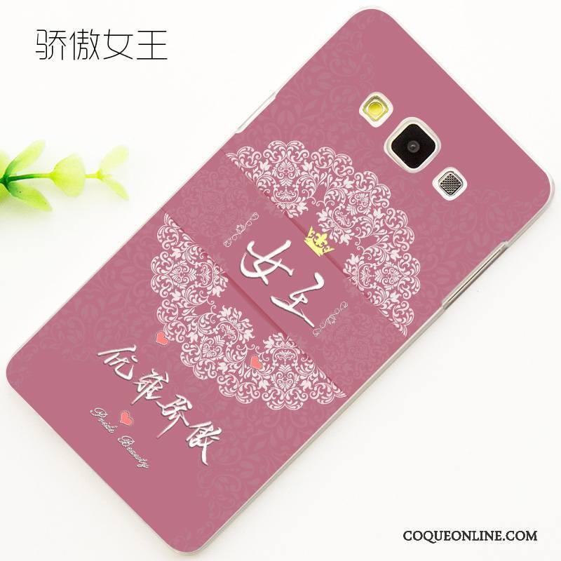 Samsung Galaxy A7 2015 Étui Coque Dessin Animé Protection Gaufrage Téléphone Portable Étoile