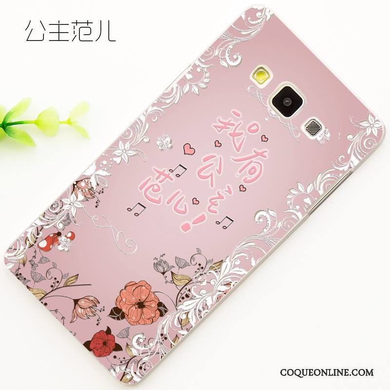 Samsung Galaxy A7 2015 Étui Coque Dessin Animé Protection Gaufrage Téléphone Portable Étoile