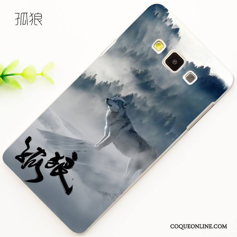 Samsung Galaxy A7 2015 Étui Coque Dessin Animé Protection Gaufrage Téléphone Portable Étoile