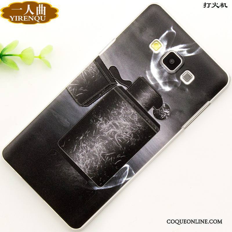 Samsung Galaxy A7 2015 Étui Coque Dessin Animé Protection Gaufrage Téléphone Portable Étoile