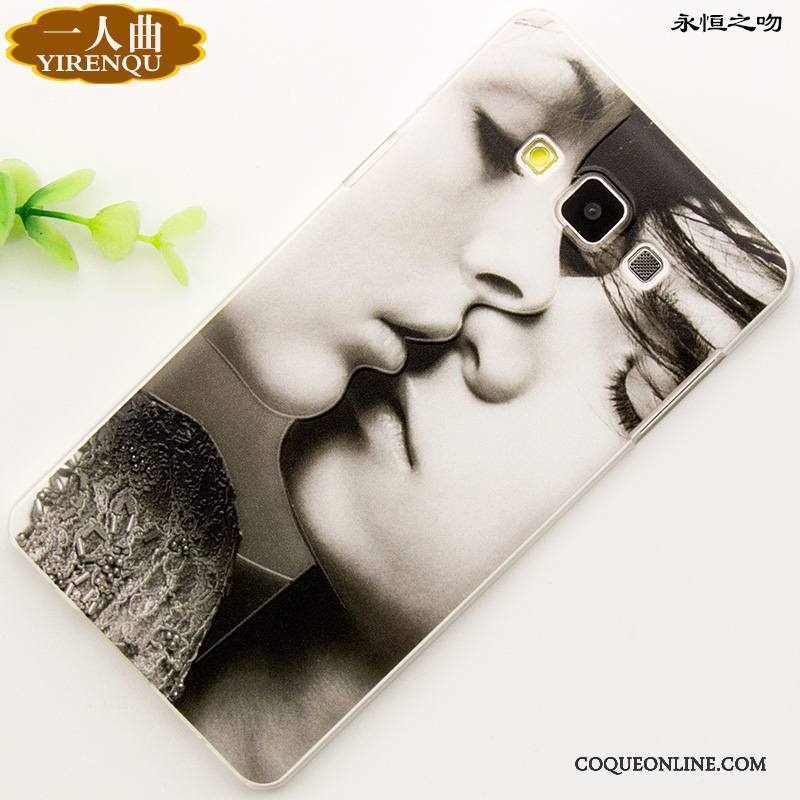 Samsung Galaxy A7 2015 Étui Coque Dessin Animé Protection Gaufrage Téléphone Portable Étoile