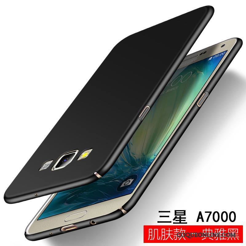 Samsung Galaxy A7 2015 Étui Coque Étoile Protection Rouge Délavé En Daim De Téléphone