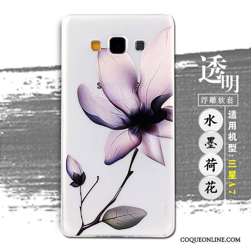 Samsung Galaxy A7 2015 Étui Téléphone Portable Étoile Coque Dessin Animé Protection Gaufrage