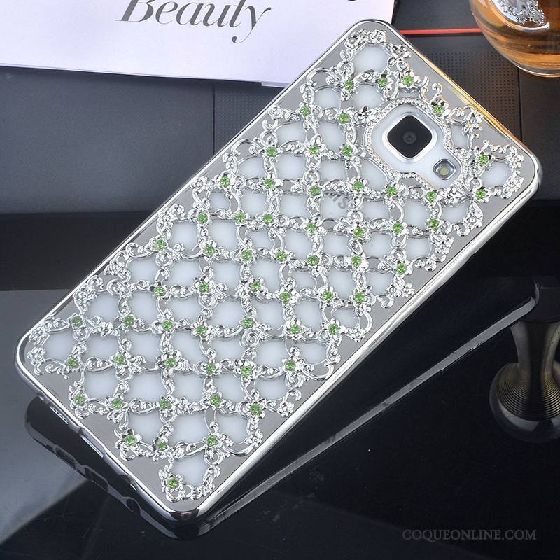 Samsung Galaxy A7 2016 Coque De Téléphone Étui Support Silicone Incassable Strass Étoile