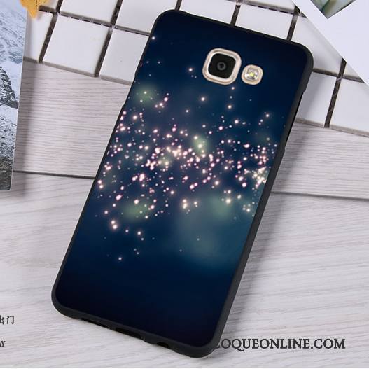 Samsung Galaxy A7 2016 Tendance Coque Incassable Silicone Étoile Téléphone Portable Créatif