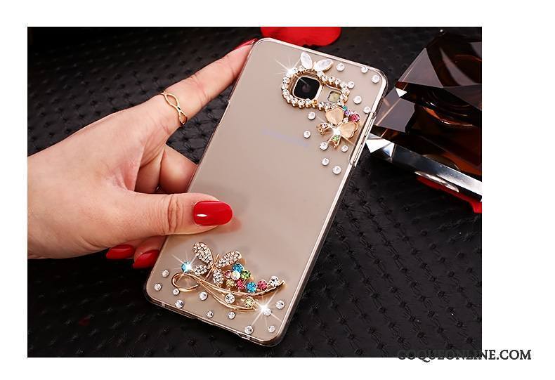 Samsung Galaxy A7 2016 Téléphone Portable Difficile Coque Dessin Animé De Téléphone Transparent Étui