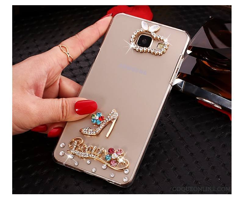 Samsung Galaxy A7 2016 Téléphone Portable Difficile Coque Dessin Animé De Téléphone Transparent Étui