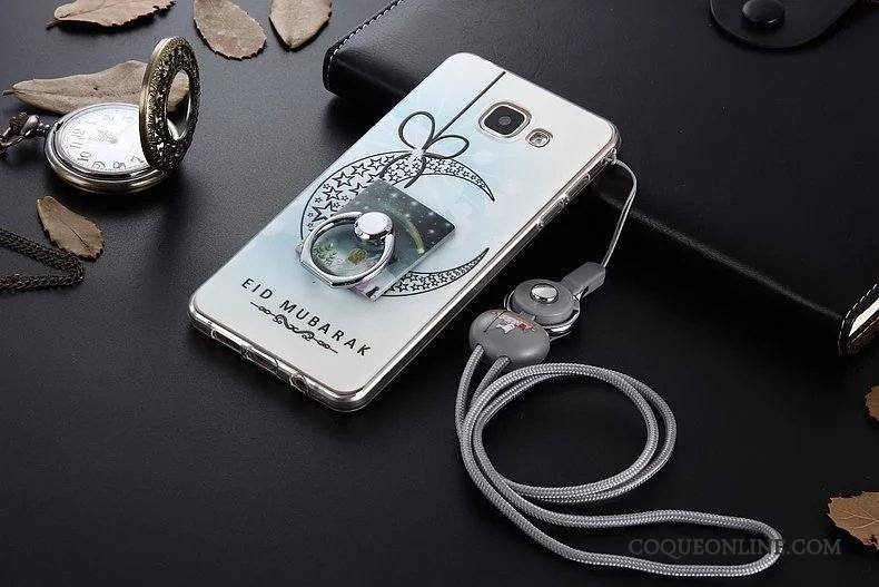 Samsung Galaxy A7 2016 Étoile Protection Coque De Téléphone Étui Fluide Doux Silicone Rose