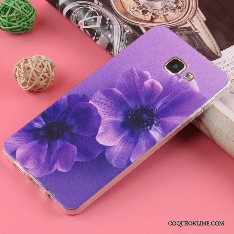 Samsung Galaxy A7 2016 Étoile Protection Personnalité Coque De Téléphone Nouveau Silicone Fleurs