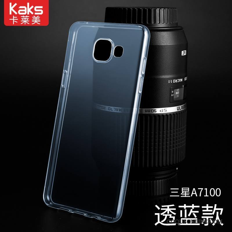 Samsung Galaxy A7 2016 Étoile Transparent Étui Coque Silicone Fluide Doux Téléphone Portable