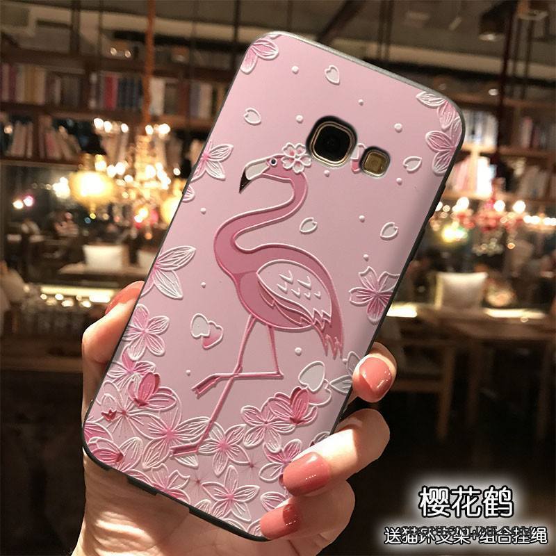 Samsung Galaxy A7 2017 Coque Tout Compris Tendance Charmant Étui Étoile Personnalité Ornements Suspendus